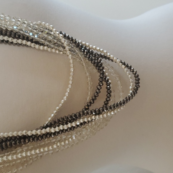 Chico's Nova Earring (New With Tags ) and Multi Strand Nova Necklace Set - Picture 11 of 14